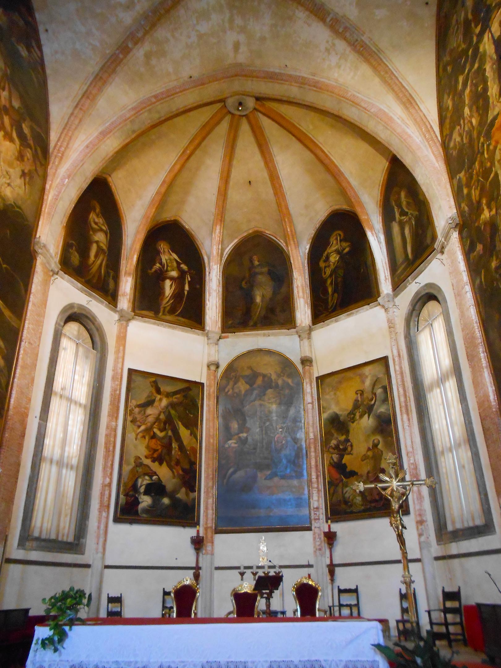 Intérieur de l'église de la Misericordia de Venise