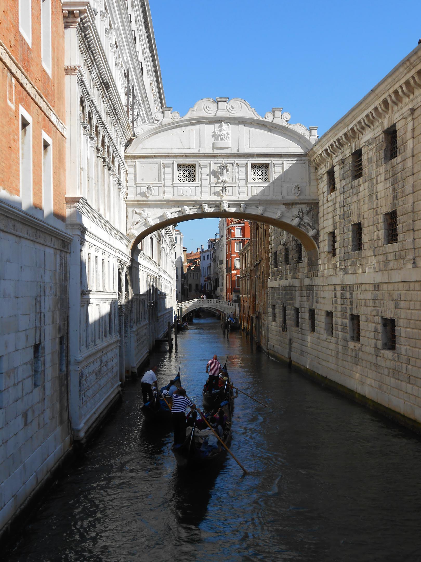 Le pont des soupirs de Venise