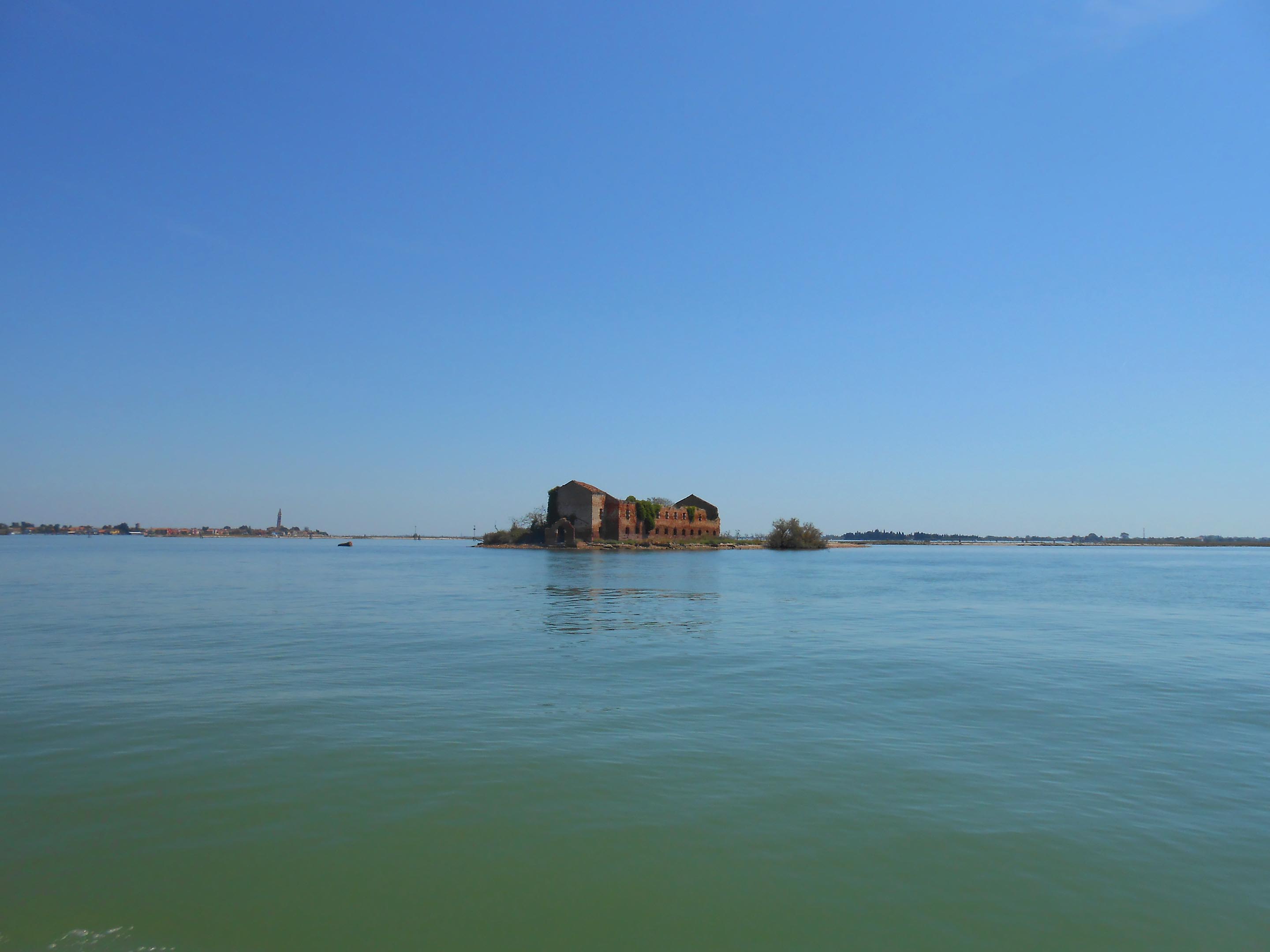 Bateau vers l'île de Burano à partir de Venise