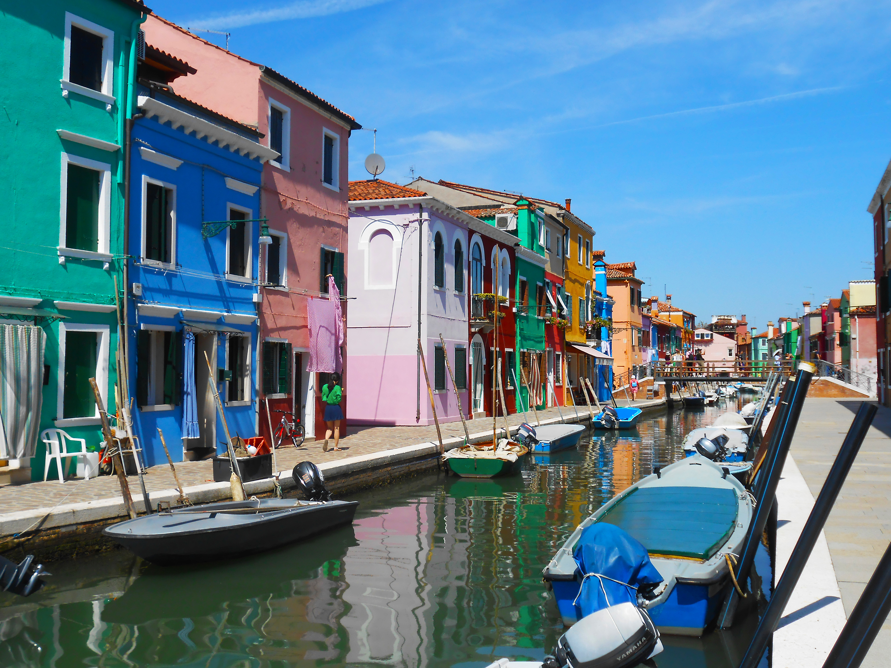 La très colorée Burano, une des îles proche de Venise