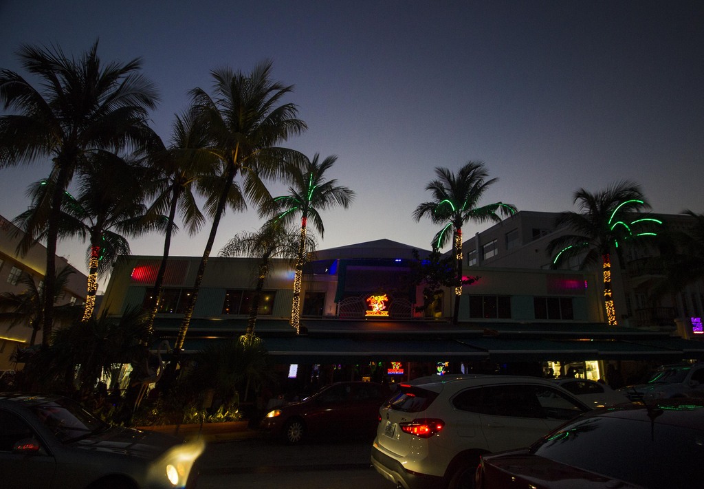 South Beach by night