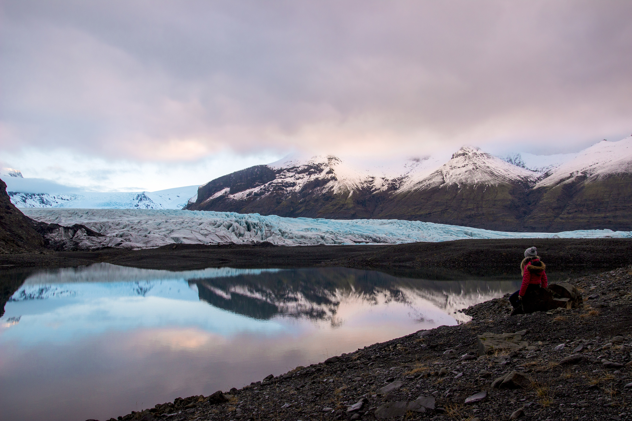 L'un des glaciers de Vatnajökull : Skaftafellsjokull