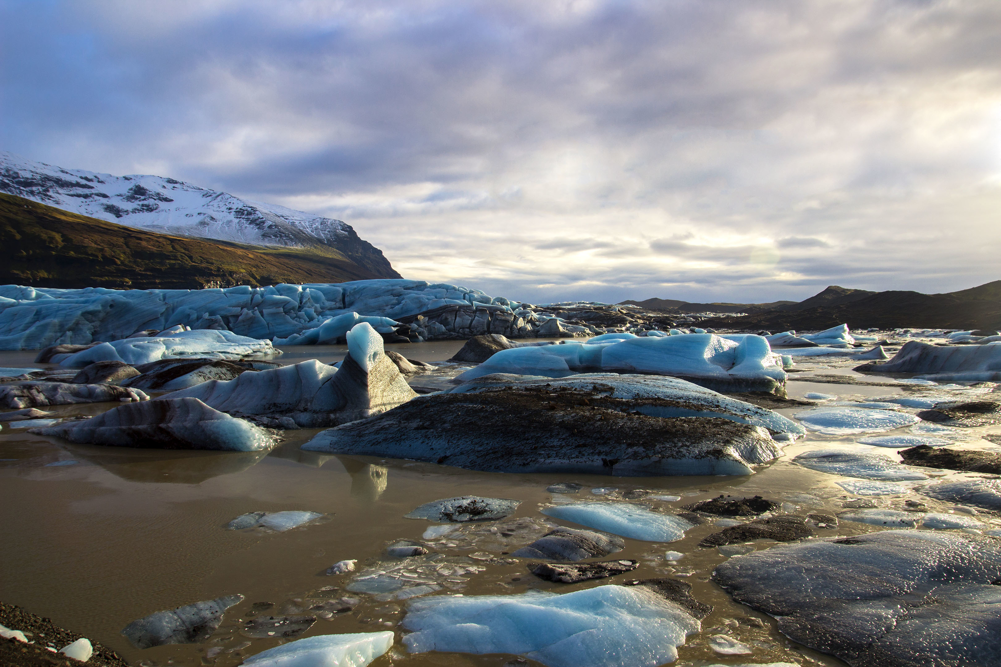 L'un des glaciers de Vatnajökull : Svínafellsjökull