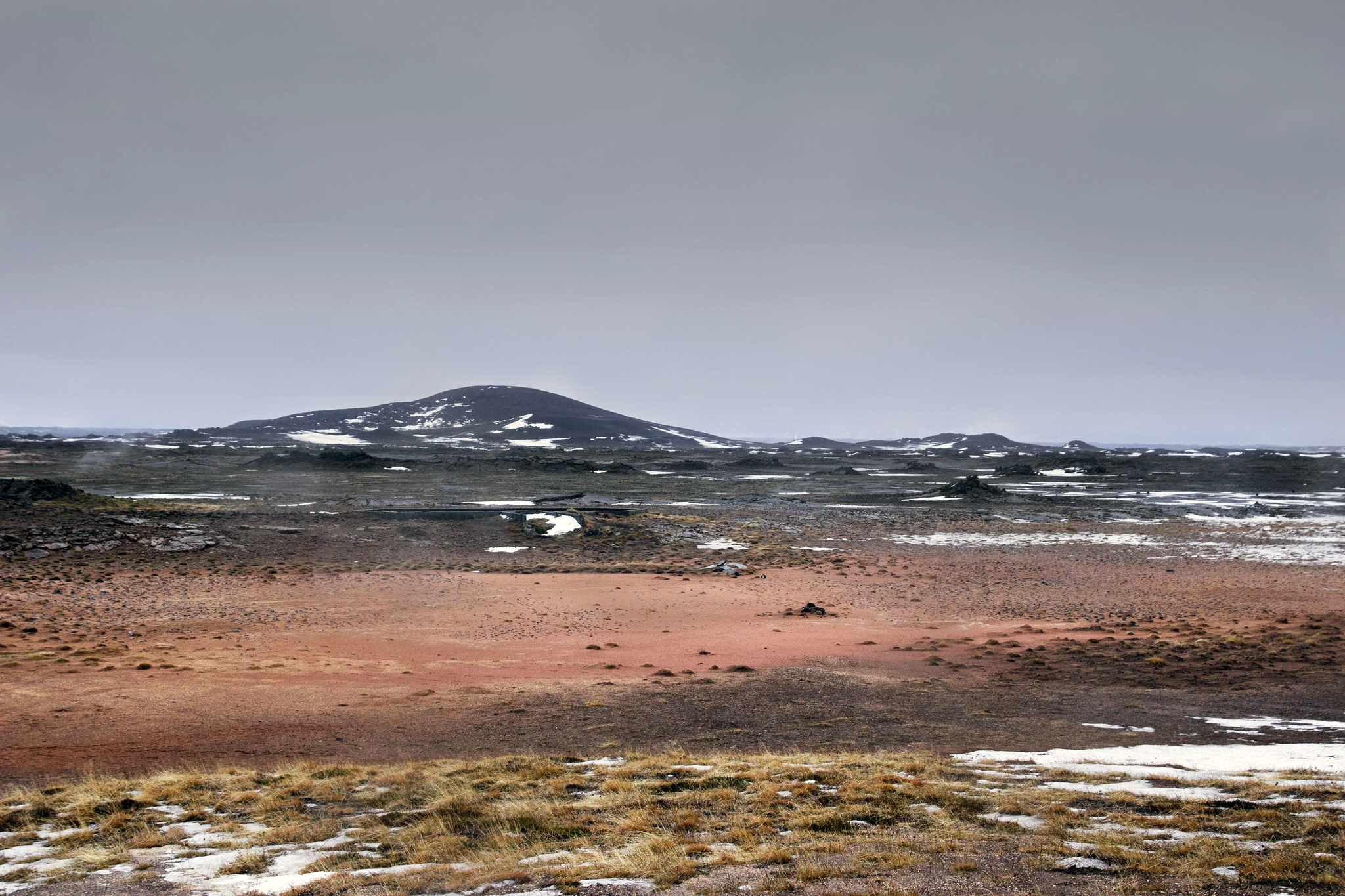 Terre de feu, Hverir, site hydrothermal d'Islande dans la région de Myvatn
