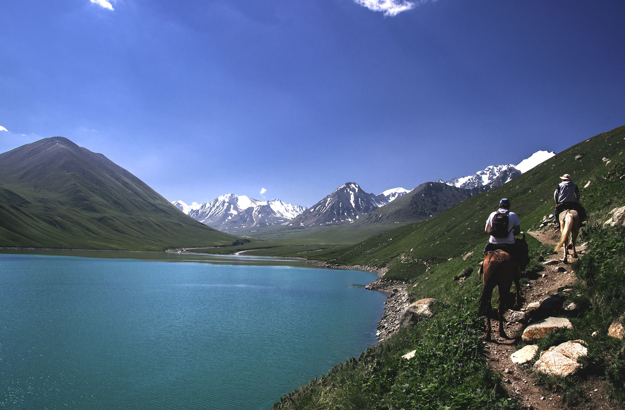 Lac Kul-ukok à dos de cheval