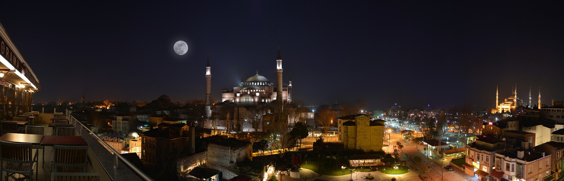 Istanbul de nuit en Turquie