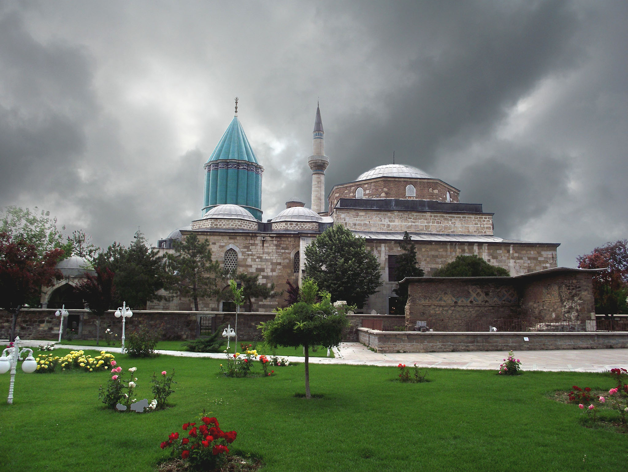 Mosquée Mevlana à Konya en Turquie.