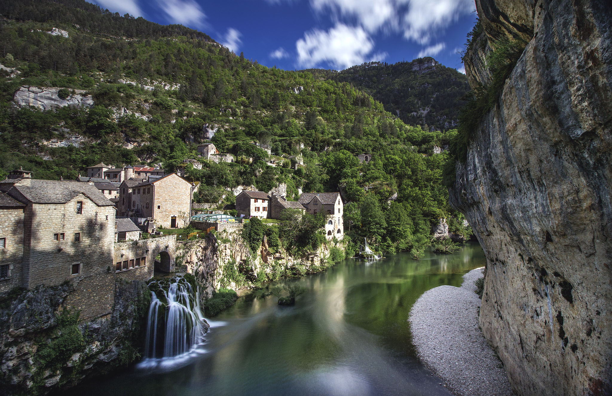 Village des gorges du Tarn : Saint-Chély-du-Tarn